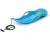 Slee Hornet - blauw - 80 cm - met rem - voor kinderen - kinderslee - winterpret sleetje