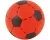 Softbal foam - voetbal print - rood - zacht - dia 20 cm - speelgoed ballen