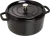 Staub Ronde Stoof-/Braadpan 24 cm Zwart