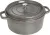 Staub Ronde Stoof-/Braadpan 28 cm Grafietgrijs Staub Ronde Stoof-/Braadpan 28 cm Grafietgrijs