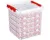 Sunware Q-line kerstballen opbergbox 38L - Voor 125 kerstballen - 40x40x40 cm