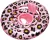 Swim Essentials - Babyzwemband met panterprint - Zwemring - Babyfloat - Opblaasbaar - 0 tot 1 Jaar - 11 Kilo - PVC - roze
