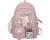 Waterdichte rugzak voor meisjes - Rugzak Meisje Met Pin en Accessoires - rugzak jongens - rugzak dames - Lichtgewicht Schooltas - School Student Schooltas - Rugzakken met grote capaciteit - Tieners - Schoolrugzakken voor middelbare School - Roze