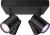 WiZ 4 spots Imageo vierkant - Gekleurd en Wit licht - GU10 - zwart