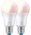 WiZ smart lamp - Gekleurd en wit licht - E27 - 2-pack