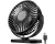 YONO USB Tafelventilator - Stil en Kantelbaar - 3 Snelheden - Ventilator voor Bureau, Computer en Laptop - Zomer Koeling - Zwart